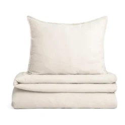 Juego de funda nórdica Eggshell Muslin, 150x210 cm/50x60 cm