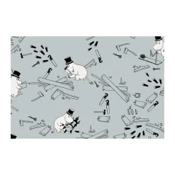 Juego de funda nórdica Mumin 150x210 cm, Papá Mumin