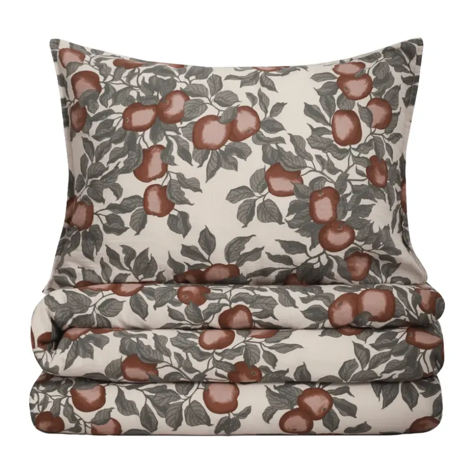 Juego de funda nórdica Pomme Muslin, 140x200 cm/50x70 cm
