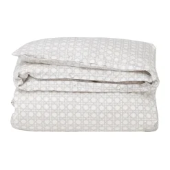 Juego de sábanas Rattan Printed 150x210 cm, White