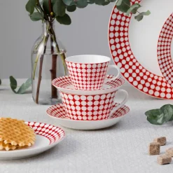 Juego de té Eva, taza de té + platillo