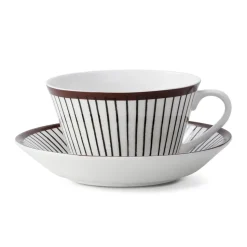 Juego de té Ribb, taza de té + platillo