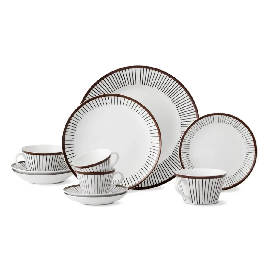 Juego de té Ribb, taza de té + platillo