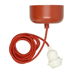 Kit de suspensión de techo incl. cable 250 cm, Rojo
