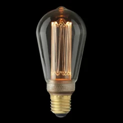 Laser filament LED E27, 6,4 cm, E27