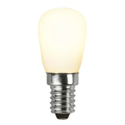 LED E14 ST26 opaco regulable en 3 pasos, Opal-blanco cálido