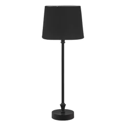 Liam Pie de lámpara 46 cm, negro
