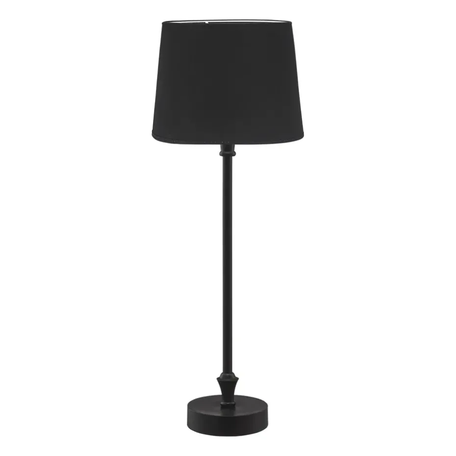 Liam Pie de lámpara 46 cm, negro