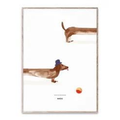 Lámina Doug the Dachshund, 50x70 cm