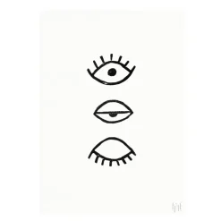 Lámina Eye Eye, 50 x 70 cm