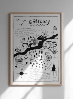 Lámina Göteborg, 50x70 cm