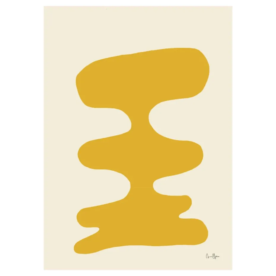 Lámina Soft Yellow, 30x40 cm