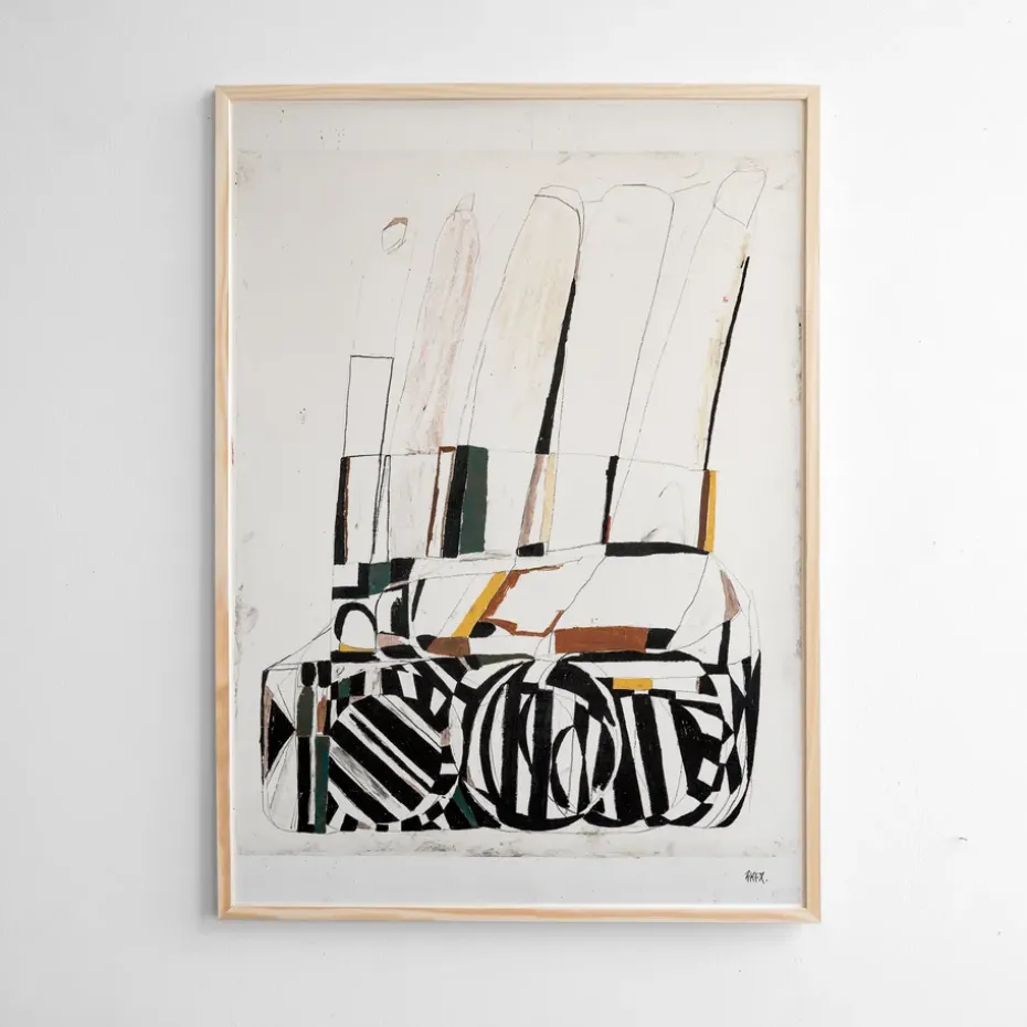 Lámina Takes time to pass 70x100 cm, Multi