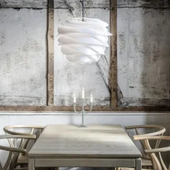 Lámpara Carmina blanco Ø48 cm, blanco