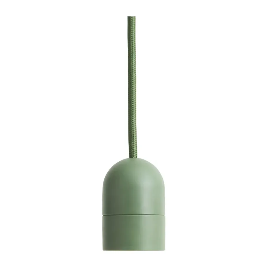 Lámpara colgante Common Pendant Cord set Ø12 cm, Garden green