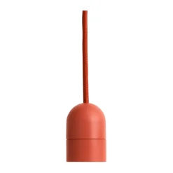 Lámpara colgante Common Pendant Cord set Ø12 cm, Rusty red
