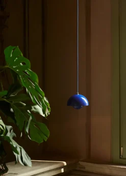 Lámpara colgante Flowerpot VP10, Cobalt blue