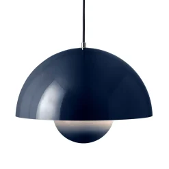 Lámpara colgante Flowerpot VP7, Azul acero