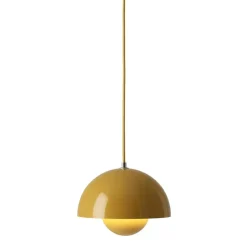 Lámpara colgante FlowerPot VP1, Amarillo mostaza