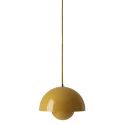 Lámpara colgante FlowerPot VP1, Amarillo mostaza