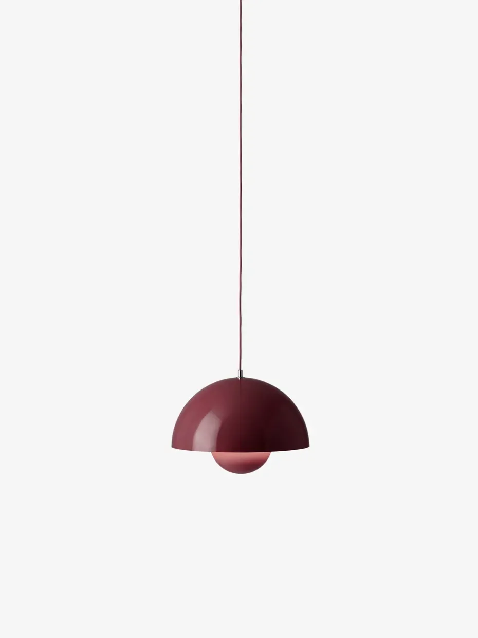Lámpara colgante Flowerpot VP7, Dark plum