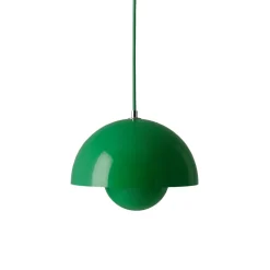 Lámpara colgante FlowerPot VP1, Signal green