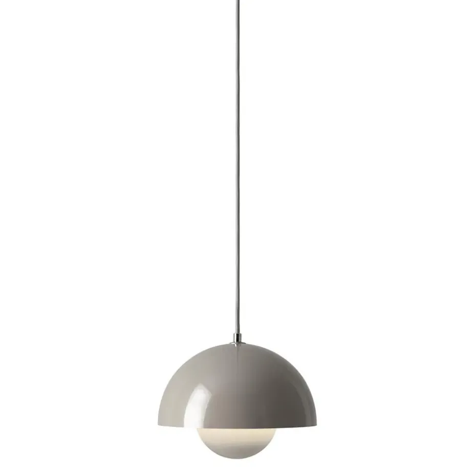 Lámpara colgante FlowerPot VP1, Gris-beige
