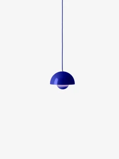 Lámpara colgante FlowerPot VP1, Cobalt blue