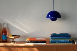 Lámpara colgante FlowerPot VP1, Cobalt blue