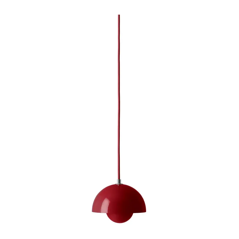 Lámpara colgante Flowerpot VP10, Vermilion red