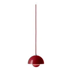 Lámpara colgante Flowerpot VP10, Vermilion red