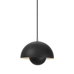 Lámpara colgante FlowerPot VP1, Negro mate