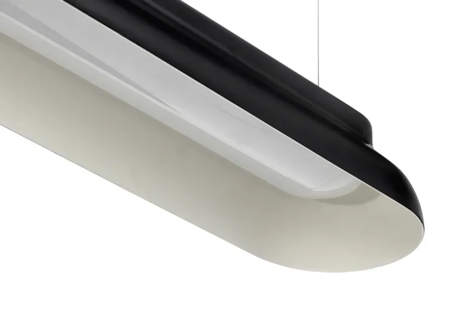Lámpara colgante PC Linear, Soft black