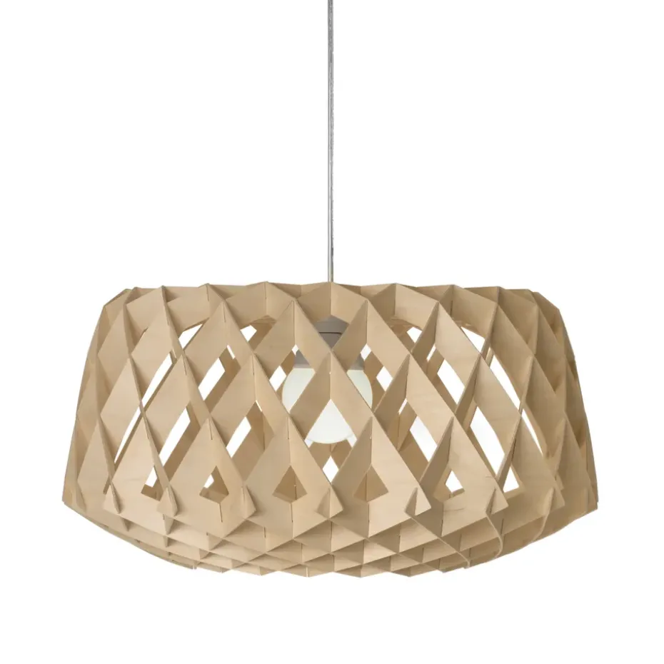 Lámpara colgante Pilke Signature Ø60 cm, Abedul