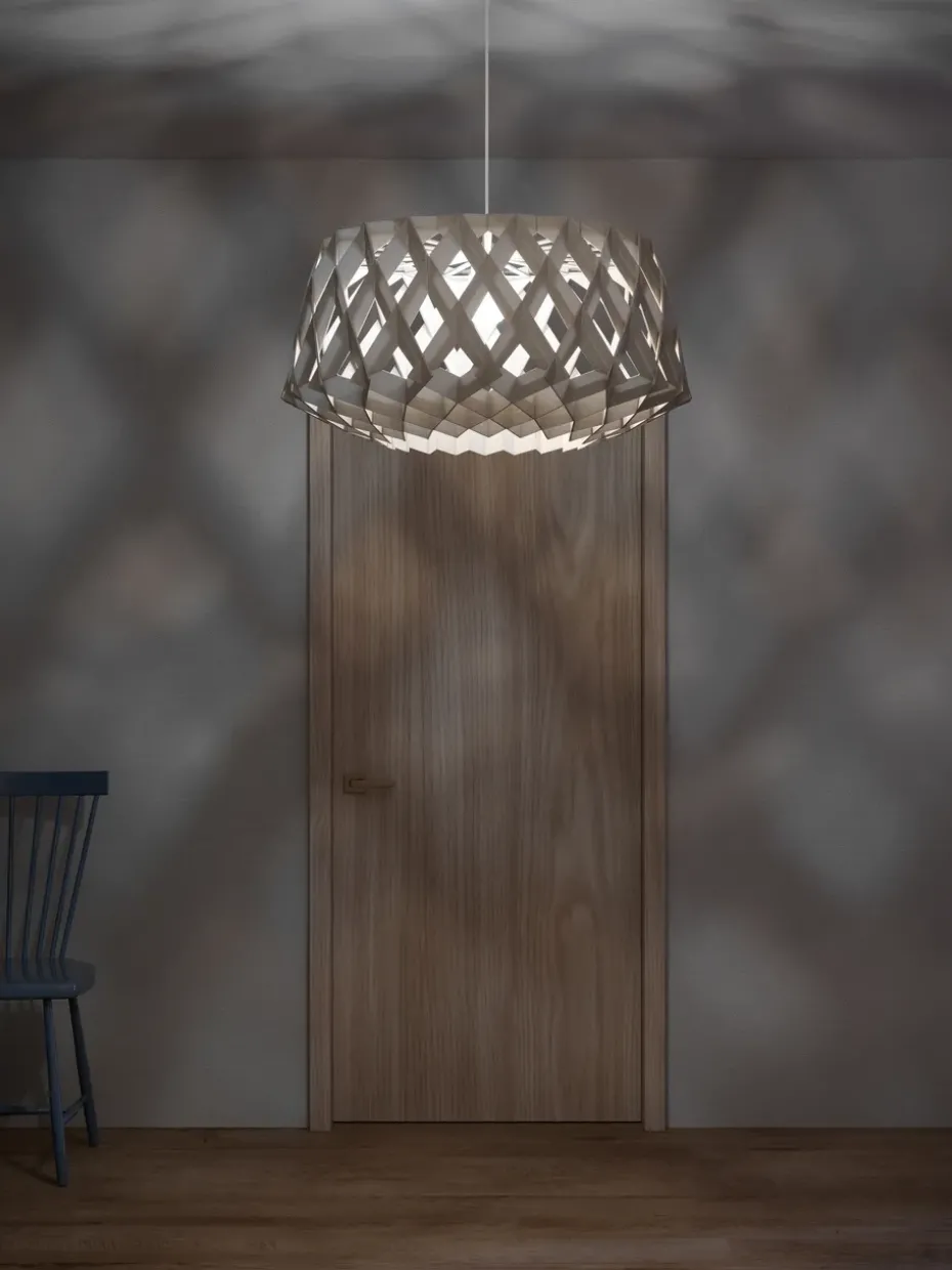 Lámpara colgante Pilke Signature Ø60 cm, Abedul