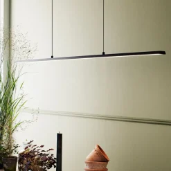 Lámpara colgante Slim S1200, Black