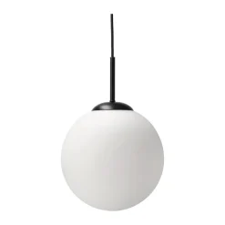 Lámpara colgante Solar D25 cm, Blanco esmerilado