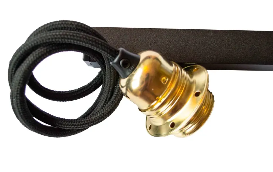 Lámpara con brazo de extensión Vrida Light, negro