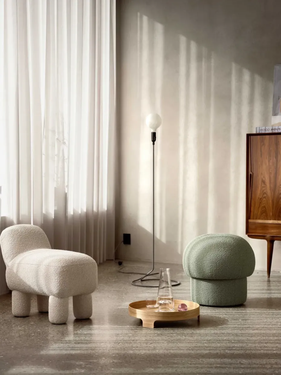 Lámpara Cord lamp, negro-blanco