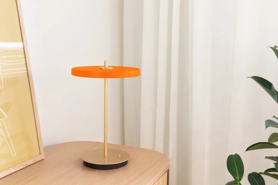 Lámpara de mesa Asteria Move, Orange