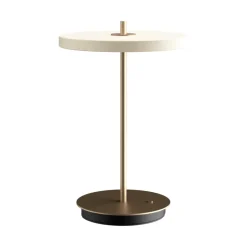 Lámpara de mesa Asteria Move, Pearl white