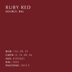 Lámpara de mesa Asteria Move, Ruby red