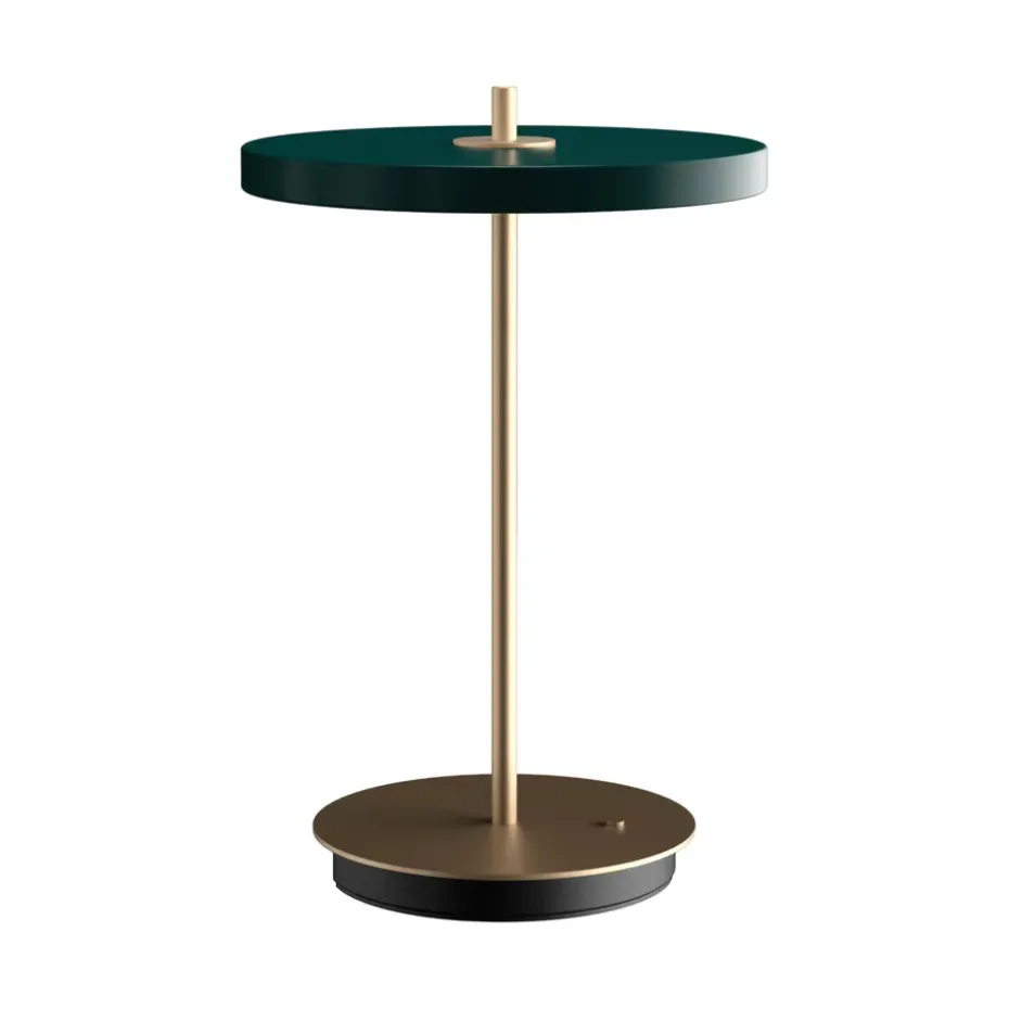 Lámpara de mesa Asteria Move, Forest green