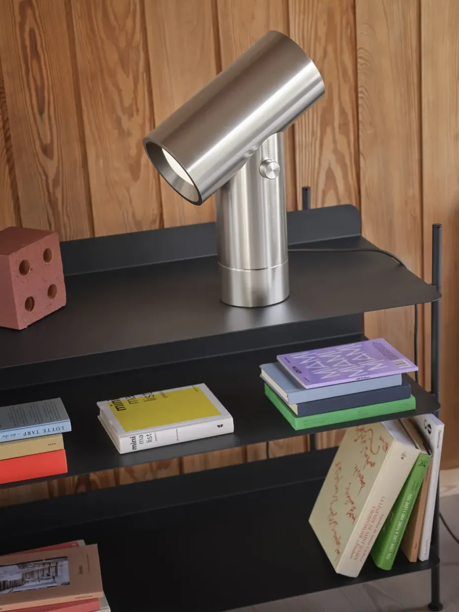 Lámpara de mesa Beam 45,4 cm, Polished aluminium