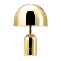 Lámpara de mesa Bell Portable, Dorado