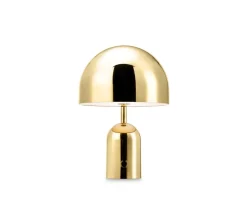 Lámpara de mesa Bell Portable, Dorado