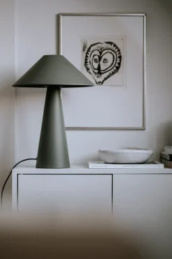 Lámpara de mesa Cannes, verde