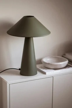 Lámpara de mesa Cannes, verde