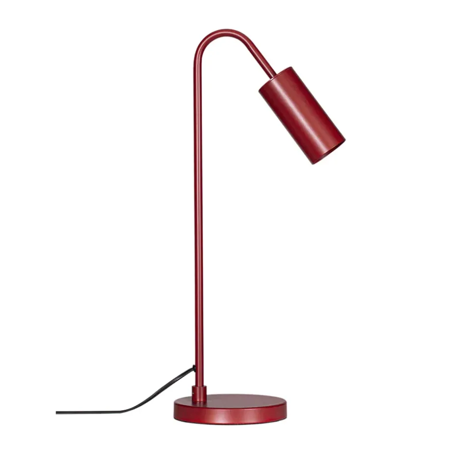 Lámpara de mesa Curve 51 cm, Granate