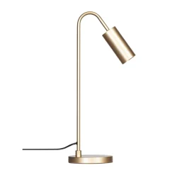 Lámpara de mesa Curve 51 cm, Dorado mate